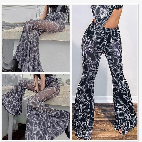 Mesh Rave Sheer Pants - Picture 2 of 3